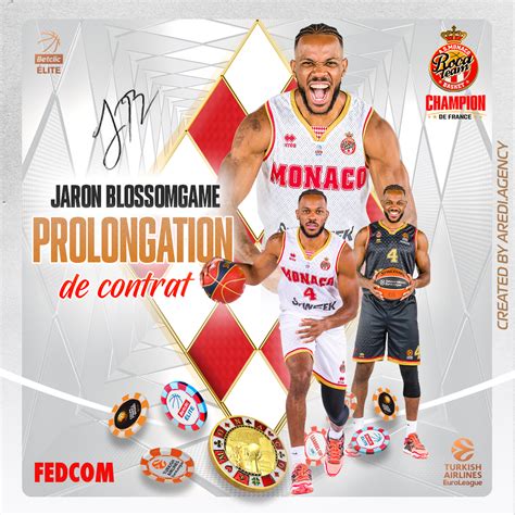 Jaron Blossomgame rempile à Monaco pour une saison