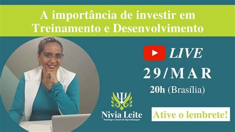 A Import Ncia De Investir Em T D Youtube