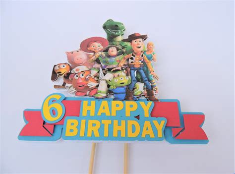 Toy Story Cake Topper Birthday Cake Topper Etsy