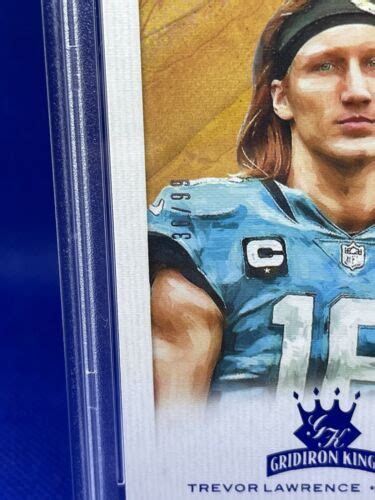 Panini Chronicles Gridiron Kings Blue Gk Trevor Lawrence