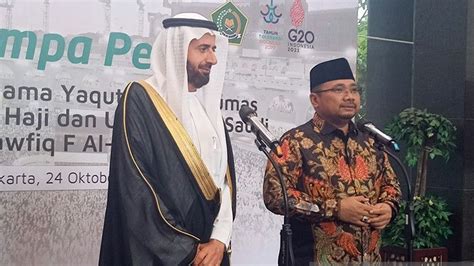 Ikut Muktamar Perhajian Di Arab Saudi Menag Yaqut Janji Minta