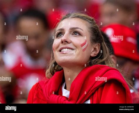 Fan Von Oesterreich Ger Austria Aut Vs Tuerkiye Tur Fussball