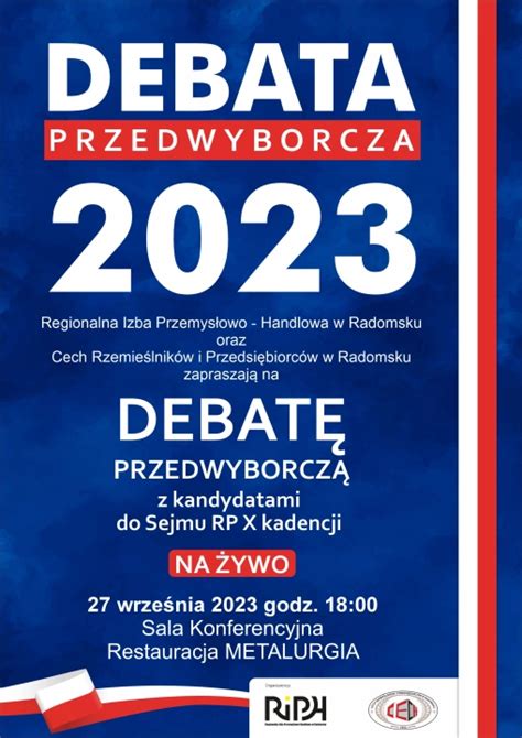 Debata Przedwyborcza odbędzie się w środę w Radomsku Radomsko24 pl