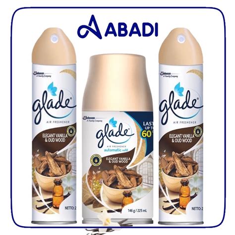 Jual Glade Automatic Refill Vanilla Oud Wood Spray Ml Pengharum