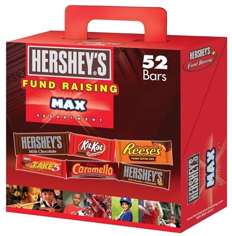 Hersheys Max Assortment Chocolate Fundraiser Chocolate Candy Bar