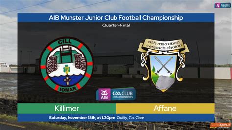 Aib Munster Gaa Club Junior Football Championship Quarter Final