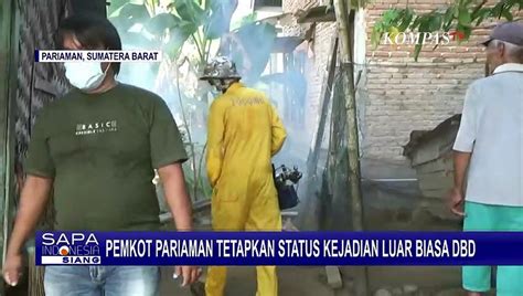 Angka Kasus Demam Berdarah Meningkat Pemkot Pariaman Tetapkan Status