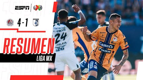 LOS ROJIBLANCOS Y UNA APLASTANTE GOLEADA EN CASA Atl San Luis 4 1