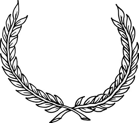 Transparent Award Wreath Png White Laurel Wreath Png Transparent