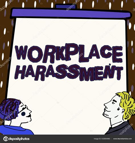 Conceptual Caption Workplace Harassment Business Overview Different