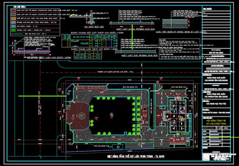 Mặt Bằng Tổng Thể Vật Liệu Công Trình CADFULL FREE AUTOCAD BLOCKS