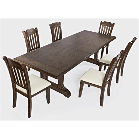 Jofran Bakersfield 7 Piece Dining Table And Chair Set Lindy S