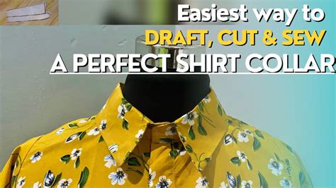 Beginners Friendly Easiest Way To Cut And Sew A Perfect Shirt Collar