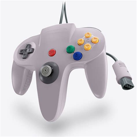 Proto64 Gray Wired Controller For Nintendo 64® Xyab