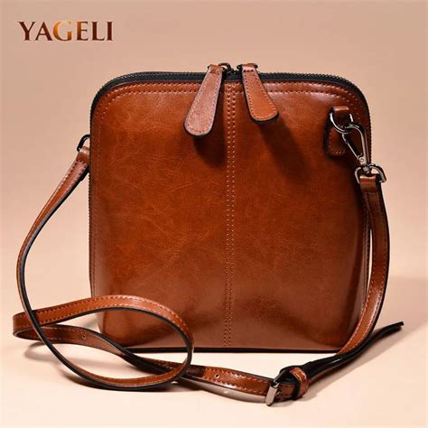 2018 Genuine Leather Womens Shoulder Bags Womens Shell Crossbody Bag Famous Brand Designer