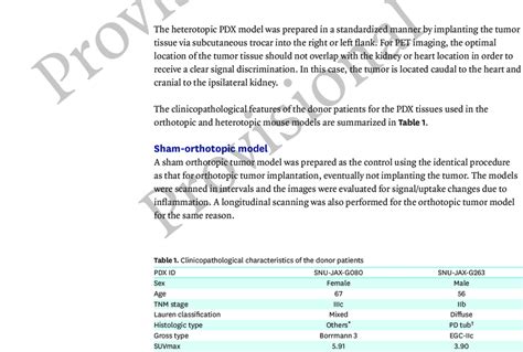 Orthotopic Xenograft Model Of Gastric Cancer Pdx Schematic Download Scientific Diagram