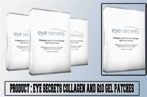 Eye Secrets Collagen And Q Gel Patches Review Get Rid Of Fine Lines