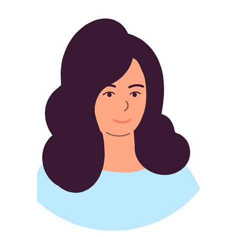 Avatar Of A Brunette Woman Png