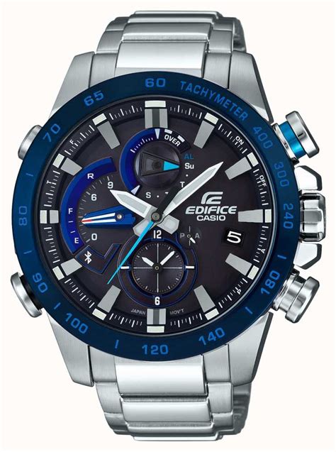 Casio Edifice Bluetooth Solar Powered Racing Chronograph EQB 800DB 1AER