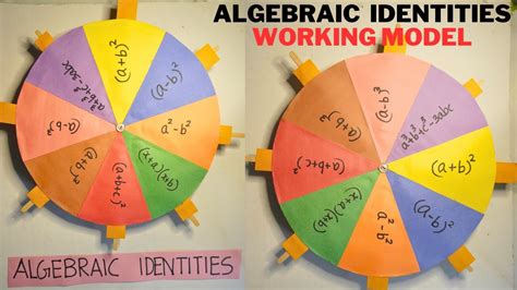 Algebraic Identities Working Model Maths Working Model Maths Model