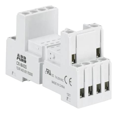 Svr R Abb Relay Socket Din Rail Screw