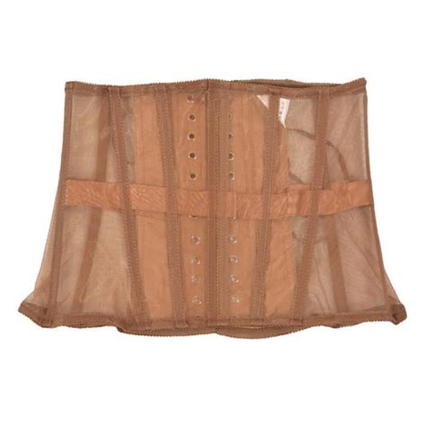 Corset Sous Le Buste En Maille Transparente Pour Femme Bustier Bandage