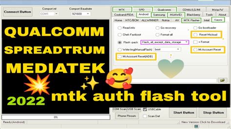 Mtk Spd Qualcomm Repair Tool Mtk Auth Flash Tool Mtk Flash Format