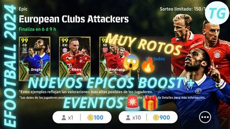 Nuevos EPICOS BOOST En EFOOTBALL 2024 Mobile Con Jugadores Muy ROTOS