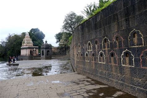 Wai, Maharashtra, India, 18 September 2022, Temple on Krishna Ghat in ...