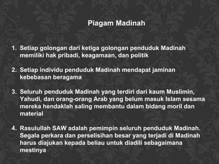 Substansi Dan Strategi Dakwah Rasul Di Madinah Ppt