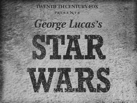 Star Wars as Old Film Titles :: Behance