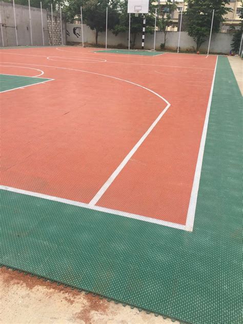 Pp Basketball Interlocking Tiles Flooring Rs Square Feet Purple