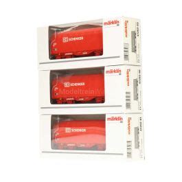 Märklin 47202 H0 3 Delige zeildoekwagenset DB Cargo van de DB kopen