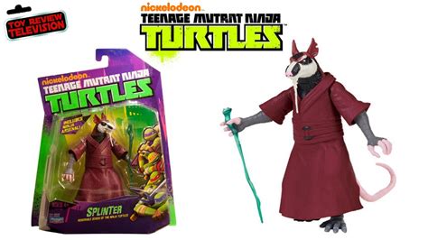 Nickelodeon Teenage Mutant Ninja Turtles Splinter Figure Toy Review