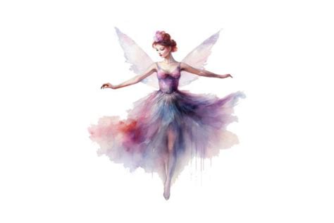 Sugar Plum Fairy Watercolor Clip Art Graphic By Kaleriia Studio