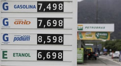 Preço Médio Da Gasolina Supera R 7 Pela 1ª Vez Em Quatro Estados