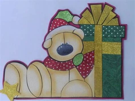 Oso Navidad En Foamy Imagui