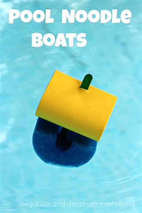 Pool Noodle Boats • The Pinning Mama