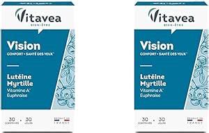 Vitavea Compl Ment Alimentaire Vision Confort Sant Des Yeux