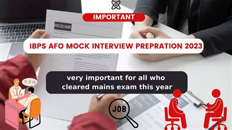 Ibps Afo Mock Interview Youtube