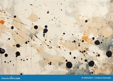 Randomly Spaced Tiny Spots Dots Pattern Abstract Natural Background