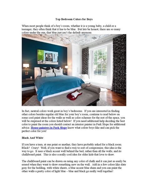 Top bedroom colors for boys by Home Remodeling Trends - Issuu