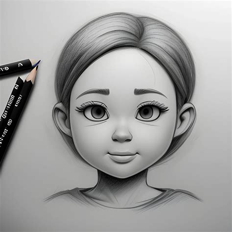 3d Cartoon Pencil Sketch Ultrarealistic Arthub Ai