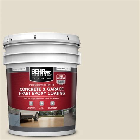 BEHR PREMIUM 5 Gal MQ3 40 Varnished Ivory Self Priming 1 Part Epoxy