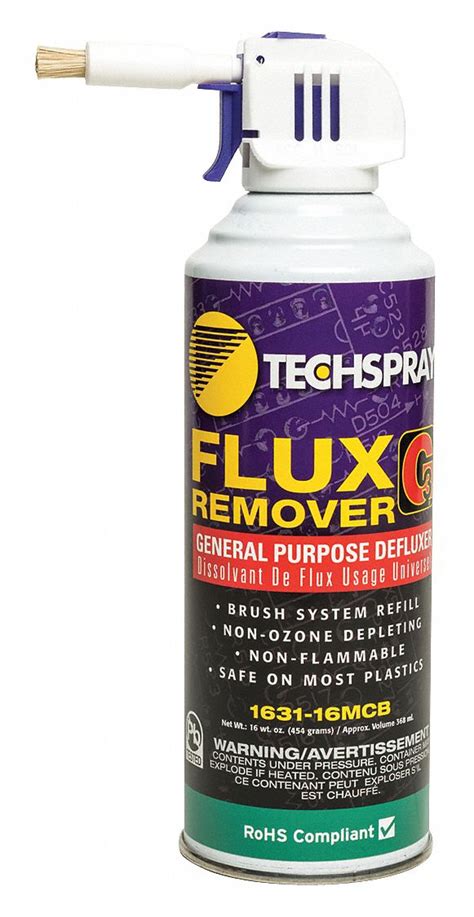 Techspray Flux Remover 16 Oz Size Aerosol 32lf731631 16sb Grainger