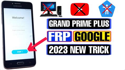 Samsung Grand Prime Plus Frp Lock Bypass Samsung G F Frp