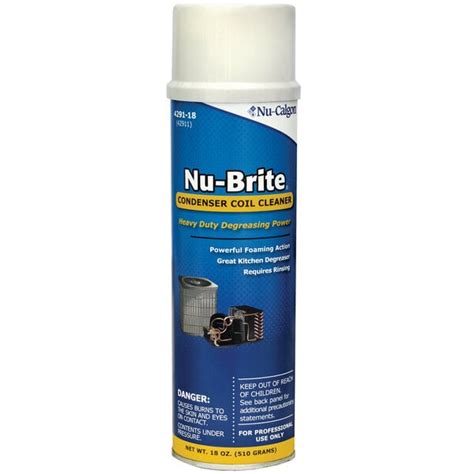 Nu Calgon Nu Brite Condenser Coil Cleaner Aerosol Oz