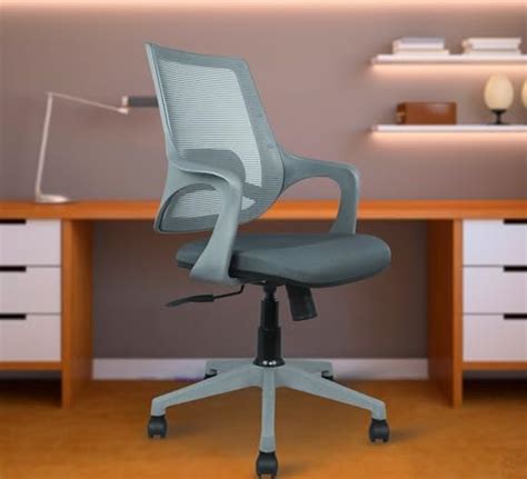 Vergo Empower Ergonomic Mid Back Mesh Office Chair Lumbar Support