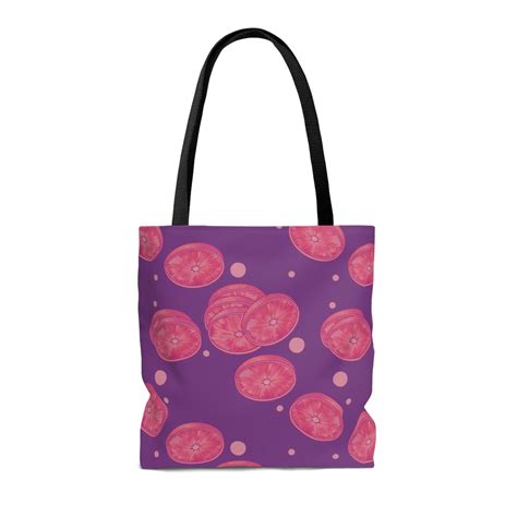 Floridian Fruits Tote Bag Pinkfruit Etsy