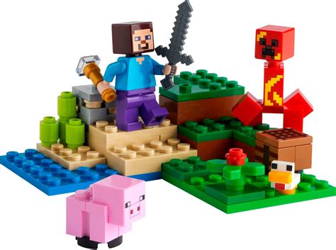 Customer Reviews Lego Minecraft The Creeper Ambush 21177 6379560 Best Buy